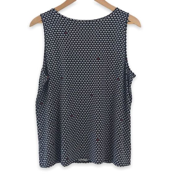 J. Jill‎ black & white tank top size LP - Picture 2 of 9